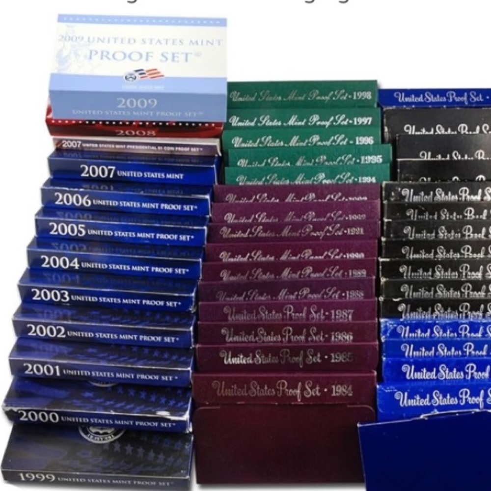 1968 S - 2009 First 42 Years of Proof Sets - Complete Set Collection -